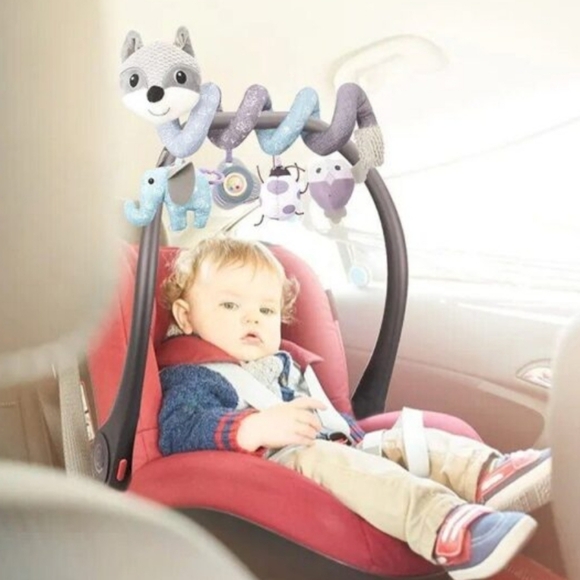 Like New Plush Fox Spiral Activity Toy for Car Seats and Strollers - Picture 3 of 11